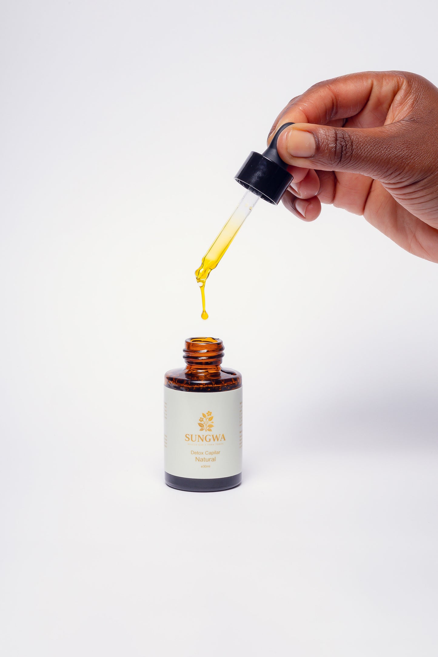 COLEÇÃO SUNGWA ESSÊNCIA NATURAL Detox capilar natural + Suplemento alimentar cabelo & unha