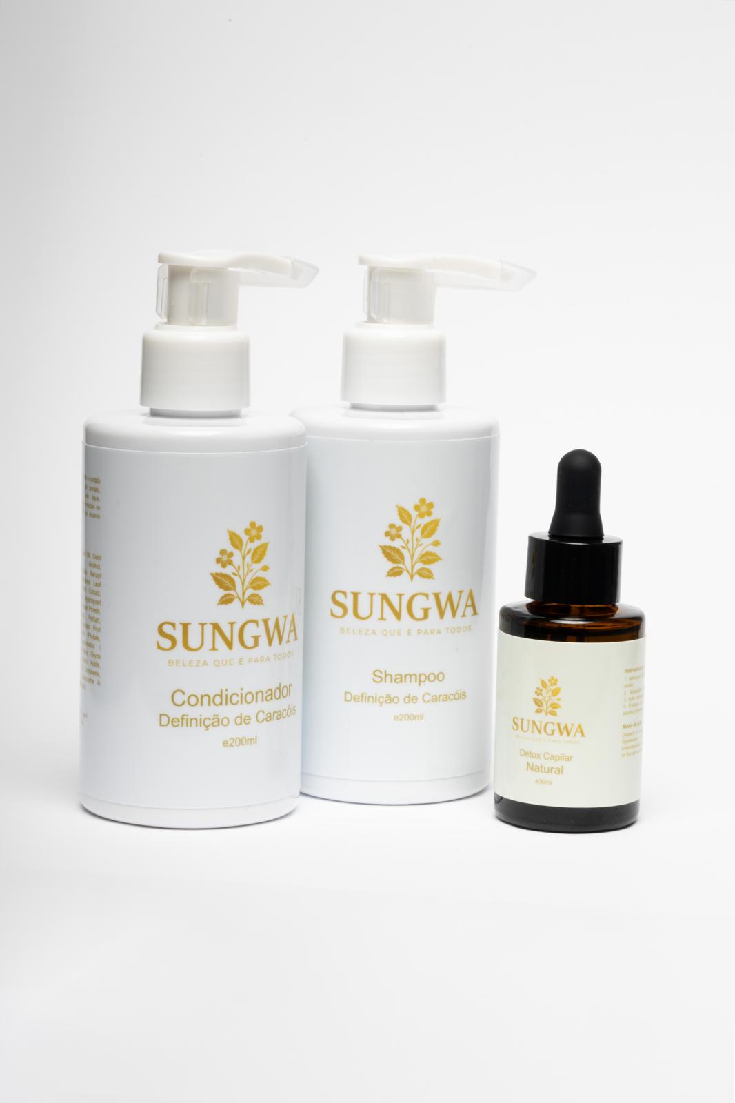 COLEÇÃO SUNGWA RENASCER

Shampoo + Condicionador 3 em 1 + Detox Capilar Natural