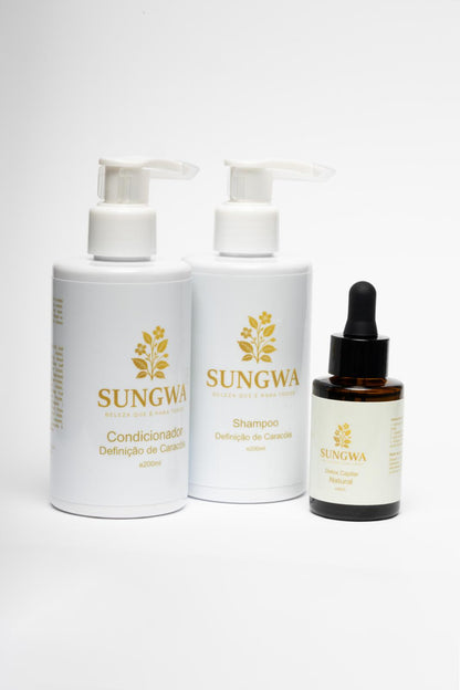 COLEÇÃO SUNGWA RENASCER

Shampoo + Condicionador 3 em 1 + Detox Capilar Natural